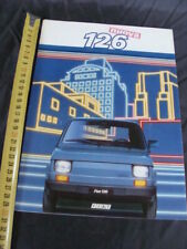 +p Brochure depliant originale nuova Fiat 126