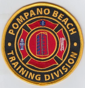 Florida Pompano Beach Fire Dept Training Division Patch - Bild 1 von 1