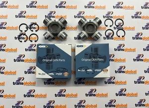 Wide Angle Universal Joint x2 for Land Rover Defender Hardy Spicer OEM HS163 - Picture 1 of 4