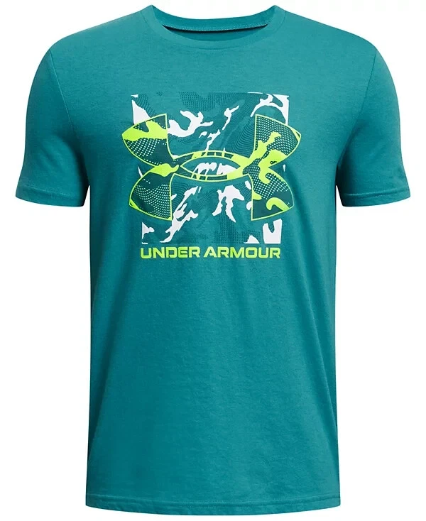 Under Armour Big Boys Camouflage Box Logo Crewneck T-Shirt Size Youth XL - Image 1 of 1