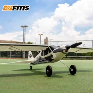 enaz01 FMS 540mm PA-18 Carbon Fiber Strut 4CH Mini Fixed-Wing Airplane Model Ele - Picture 1 of 6
