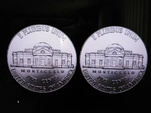 2021--P&D JEFFERSON NICKIEL SET OF 2 BU UNC COINS Cover