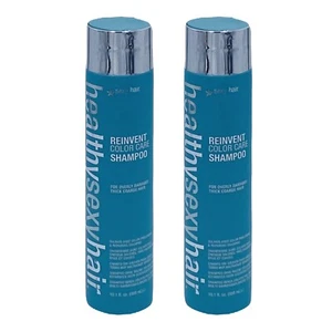 2 Pack Healthy Sexy Hair Reinvent Color Care Shampoo 10.1 oz for Damaged Hair  - Picture 1 of 3