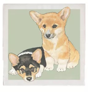 Corgi Kitchen Hand Towel Puppies - Bild 1 von 1