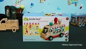 ANTHROPOLOGIE TENDER LEAF PENGUIN’S GELATO VAN -NUEVO EN CAJA- ¡DESPLEGA UN POCO DE DIVERSIÓN SABROSA! - Imagen 1 de 9