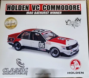 CLASSIC CARLECTABLES 1:18 Diecast Car 1980 Bathurst Winner Holden VC Commodore - Picture 1 of 1