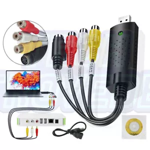 USB 2.0 Audio Video VHS to DVD VCR PC HDD Converter Adapter Digital Capture Card - Bild 1 von 7