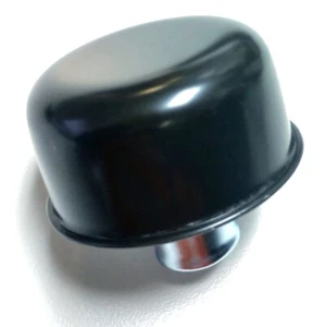 Tapa de respirador de cubierta de válvula negra, se adapta a Ford/Chevy/Mopar - Imagen 1 de 3