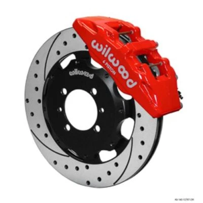 Frenos de disco Wilwood 140-12767-DR Dynapro 6 pinzas rojas delanteras de freno grandes para Fiat Foto 1 de 3
