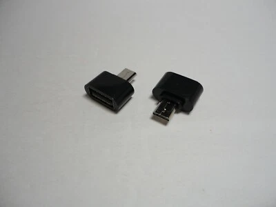 Lote de 2x Paquete USB Hembra Micro B Convertidor OTG Cable Adaptador Para Samsung LG HTC PC Foto 1 de 4