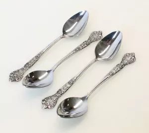 4 MSI Japan Versailles Pattern Stainless Steel Teaspoons Set/Lot Flatware - Picture 1 of 3