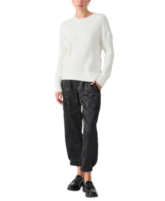 Suéter acanalado de cuello redondo para mujer Sanctuary Foto 1 de 3