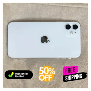Apple iPhone 11 White/Yellow/Green Unlocked 128/64GB Att (Very Good Condition) - Afbeelding 1 van 9