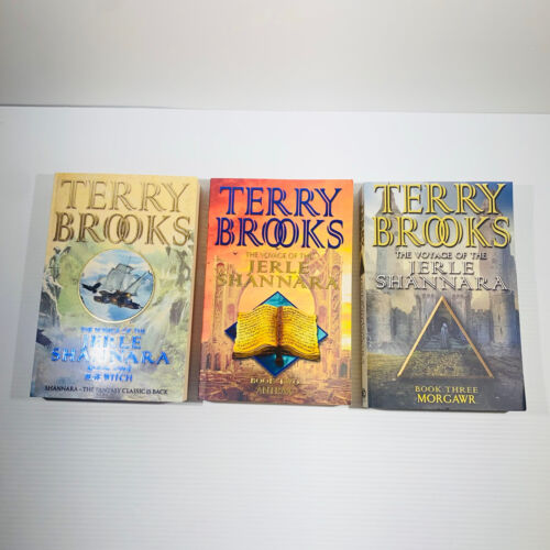 The Voyage of Jerle Shannara Terry Brooks 2002 Paperback Books 1 2 3 Set X 3