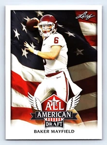 Baker Mayfield Oklahoma Sooners All American Draft Football Card AA-02 - Picture 1 of 2