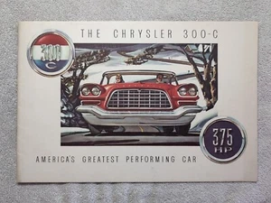Chrysler 300 C 1957 folleto de ventas auto convertible de mejor rendimiento de Estados Unidos - Imagen 1 de 3