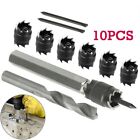 10Pcs 3/8" Double Sided Rotary Spot Weld Cutter Remover Drill Bits Set Cut Welds