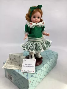 Madame Alexander doll Boxed Christmas Virginia there is a Santa Claus - Picture 1 of 4