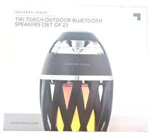 TikiTunes Portable Bluetooth 5.0 Indoor/Outdoor Wireless Speakers, LED Torch Atm - Picture 1 of 10