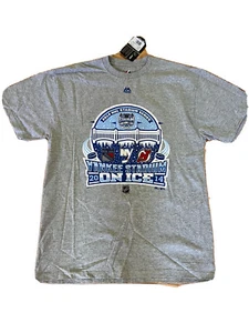 Camiseta NY NHL Stadium Series 2014 - Talla L - Rangers Islanders NJ Devils Yankee - Imagen 1 de 5