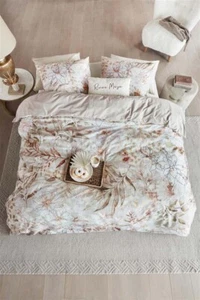 NEW Riviera Maison Everlasting Natural Cotton Quilt Cover Set - Picture 1 of 10