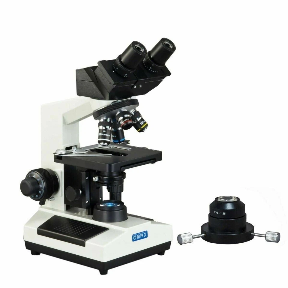 Microscopio LED para cámara digital integrada 40X-2000X compuesto de campo oscuro más brillante de 3 MP Foto 1 de 4