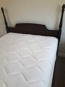 Stag Minstrel Mahogany Double Bed Surround 4 Poster Bed Frame - Picture 1 of 9