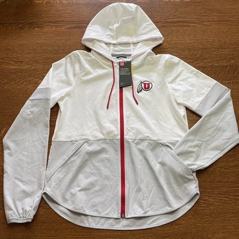 Under Armour Utah Utes Womens Squad Warm Up Storm Jacket Size S NWT Cover