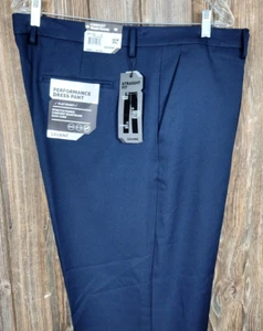 Pantaloni eleganti Savane Performance vita comoda vestibilità dritta uomo reali 43X29,5 - Foto 1 di 15