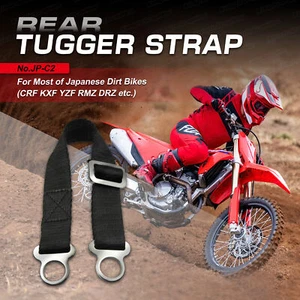 Rear Lift Strap for Dirt Bike CRF CRFX KX KXF RMZ Enduro Motocross Black - Picture 1 of 7