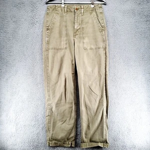 Madewell Hose Damen 27 beige khaki distressed gerade Normcore Utility Pocket - Bild 1 von 24