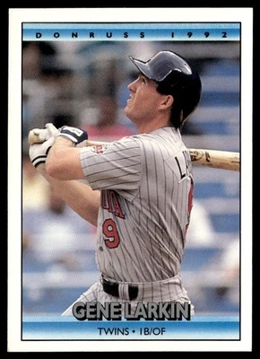 1992 Donruss Gene Larkin Minnesota Twins #496 - Image 1 of 2