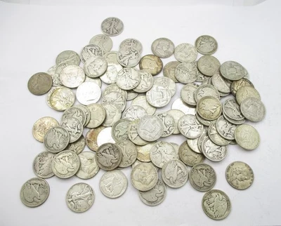 50.00 Face Value 90% Silver Coinage 100 Half Dollars 36.1 Oz ASW  No Reserve - Image 1 of 4