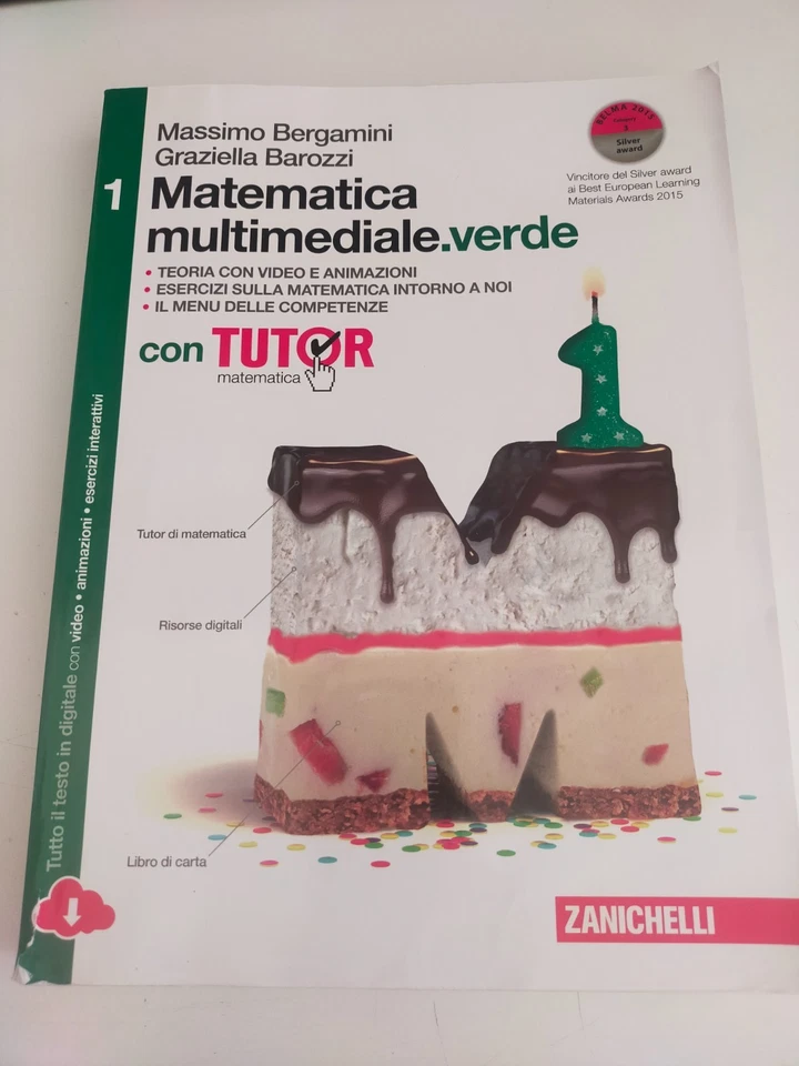 Matematica multimediale verde 1 ISBN 9788808434685 - Immagine 1 di 4