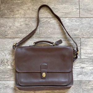 Coach Vintage Metropolitan 5180 Braun Leder Legacy Messenger Aktentasche Tasche - Bild 1 von 19
