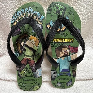 Havaianas Minecraft Unisex sandals Size USA 5 Eur 37/38 - Picture 1 of 13