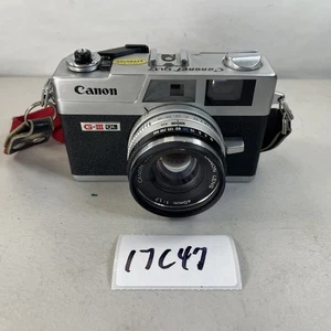 WORKS Canon Canonet QL-17 G-III 35mm Rangefinder Film Camera Photography 17C47 - Foto 1 di 12