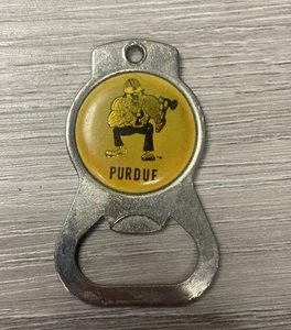 Purdue Boilermakers Flaschenöffner gewölbter Einsatz Purdue Torfhammer Vintage Schlüssel - Bild 1 von 3