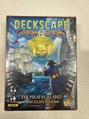 Deckscape Crew vs Crew The Pirates Island 2 Team Escape Room Party Card Game NEW - Image 1 of 2