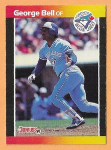 George Bell Toronto Blue Jays #149 sin punto inc - Donruss 1989 - Imagen 1 de 2