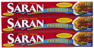 Saran Premium Plastic Wrap - 100 ft - 3 pk - Picture 1 of 2