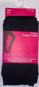 Medias opacas para mujer Aerosoles talla M/L negras - Imagen 1 de 2