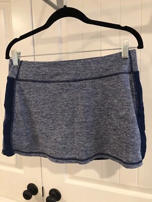 Head Womens Medium Tennis Skort, Blue Heathered W Blue Trim, Excellent Condition - Image 1 of 4