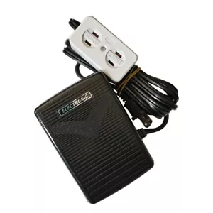 Heim Nähmaschine Fußsteuerung Pedal mit Schnur und Licht + Motorblock #FC-143 - Bild 1 von 1