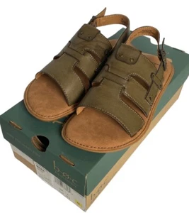 boc Mara Slingback Sandals NIB Women’s 6 Olive Green Faux Leather Adjustable - Picture 1 of 11