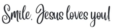 SMILE, JESUS LOVES YOU! Vinyl Car Window Decal God Graphic Sticker  - Image 1 of 3