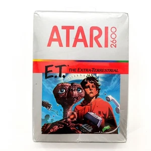 E.T. The Extra-Terrestrial (Atari 2600, 1982) **Crushed Box** Brand New Sealed - Picture 1 of 15