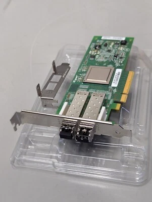 QLogic QLE2562 8Gb Dual Port Fibre Channel HBA w/ 8Gb SFP+ Modules  - Image 1 of 4