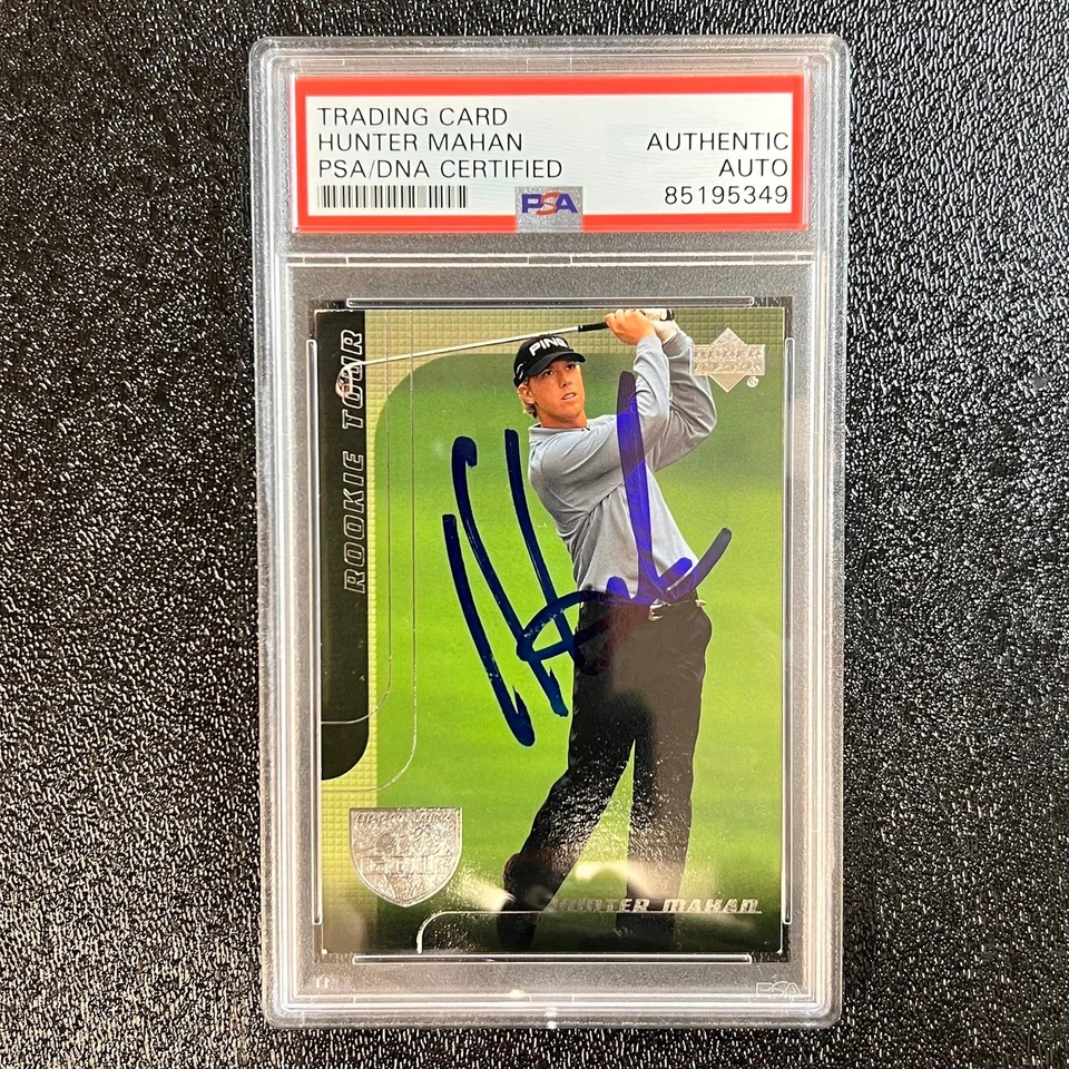 2004 Upper Deck #115 Hunter Mahan signed card AUTO PSA/DNA Autographed GOLF - Image 1 of 2