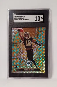 2022 Panini Mosaic #313 Chris Olave Tessalation Prizm /15 SGC GEM MINT 10 POP 1 - Picture 1 of 6